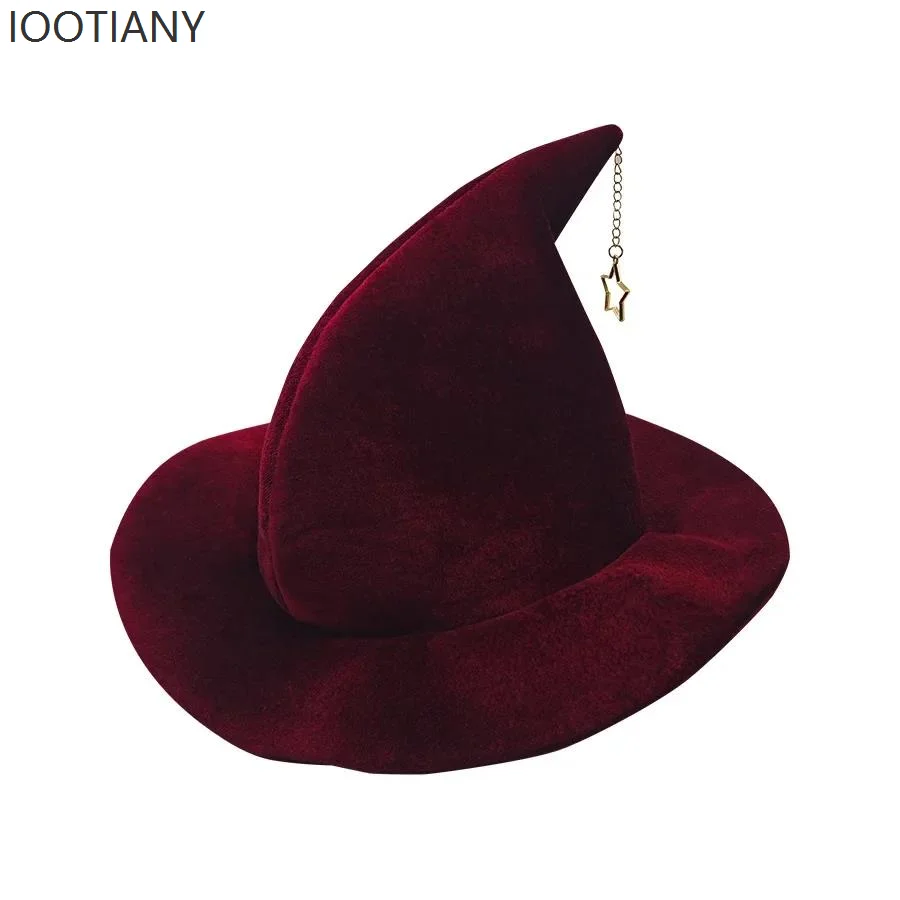 IOOTIANY 1 piece New Star Pendant Unisex Wizard Hat Makeup Stage Halloween Christmas Party Costume Party Stage Performance Props
IOOTIANY 1 piece New Star Pendant Unisex Wizard Hat Makeup Stage Halloween Christmas Party Costume Party Stage Performance Props