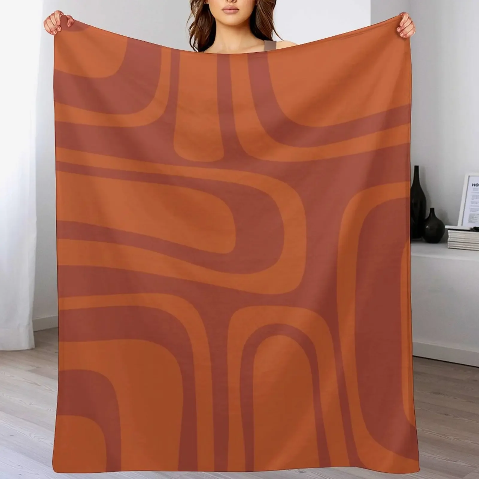 Palm Springs Retro Midcentury Modern Abstract Pattern in Mid Mod Burnt Orange Throw Blanket Stuffeds Beach Blankets
Palm Springs Retro Midcentury Modern Abstract Pattern in Mid Mod Burnt Orange Throw Blanket Stuffeds Beach Blankets