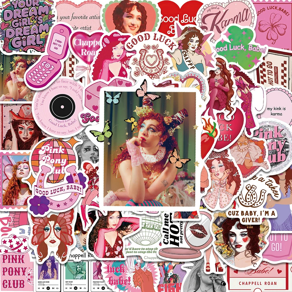 10/30/50pcs Cartoon Singer Chappell Roan Aesthetic Stickers Star Girl Graffiti Decals DIY Helmet Motorcycle Laptop Sticker Decor
10/30/50pcs Cartoon Singer Chappell Roan Aesthetic Stickers Star Girl Graffiti Decals DIY Helmet Motorcycle Laptop Sticker Decor