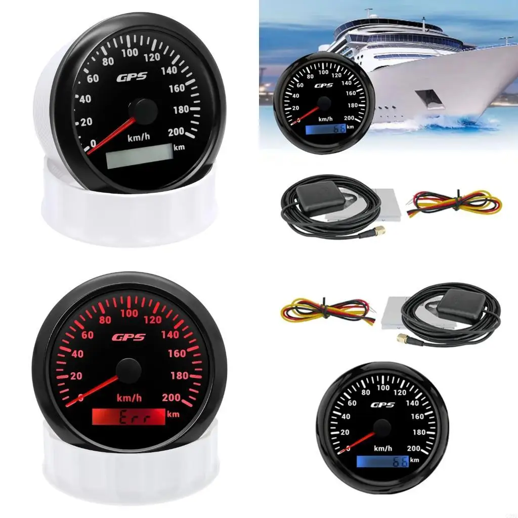 G99F Marine Grade Speed Gauge 200km/h Odometer For Cars Trucks Boats Watercraft Use
G99F Marine Grade Speed Gauge 200km/h Odometer For Cars Trucks Boats Watercraft Use