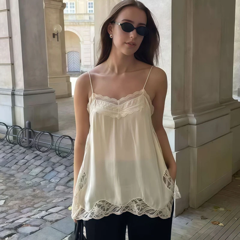 Сексуальный прозрачный кружевной топ-камизол на тонких бретелях цвета абрикос, с вырезами, без рукавов, повседневный, весна 2026
Сексуальный прозрачный кружевной топ-камизол на тонких бретелях цвета абрикос, с вырезами, без рукавов, повседневный, весна 2026