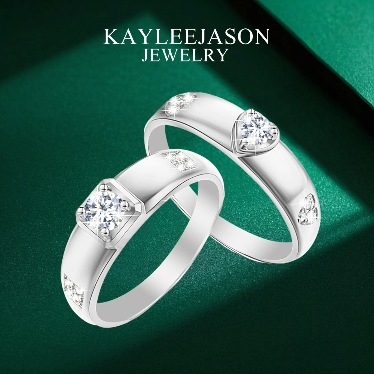 Romantic Moissanite Couple Rings for Men Women 925 Sterling Silver Heart Marriage Finger Jewelry Wedding Anniversary Gift
Romantic Moissanite Couple Rings for Men Women 925 Sterling Silver Heart Marriage Finger Jewelry Wedding Anniversary Gift