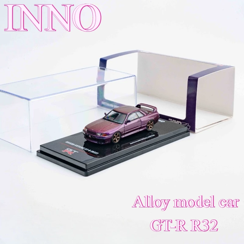 INNO 1:64 alloy Nissan GT-R R32 Limited Edition replica car model, adult collection item, display piece, boys' gift
INNO 1:64 alloy Nissan GT-R R32 Limited Edition replica car model, adult collection item, display piece, boys' gift