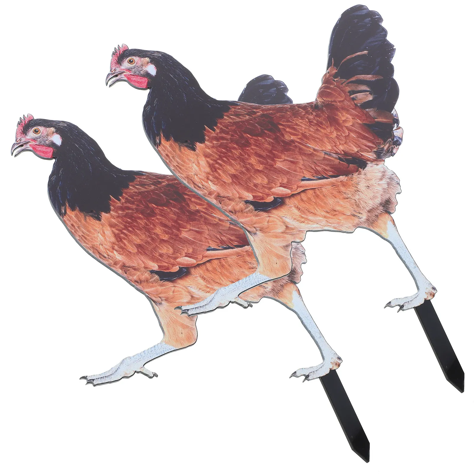 2 шт. акриловых декоративных колышков в виде кур, милые садовые фигурки животных для украшения двора и газона, декоративные знаки для сада, декор для двора
2 шт. акриловых декоративных колышков в виде кур, милые садовые фигурки животных для украшения двора и газона, декоративные знаки для сада, декор для двора