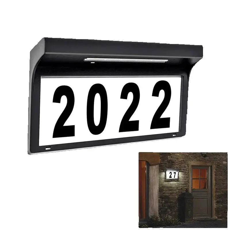Solar House Number Lights Outdoor Waterproof LED Address Sign Lamp Wireless Sunpower Garden Door Decorative Plaque Wall Light
Solar House Number Lights Outdoor Waterproof LED Address Sign Lamp Wireless Sunpower Garden Door Decorative Plaque Wall Light