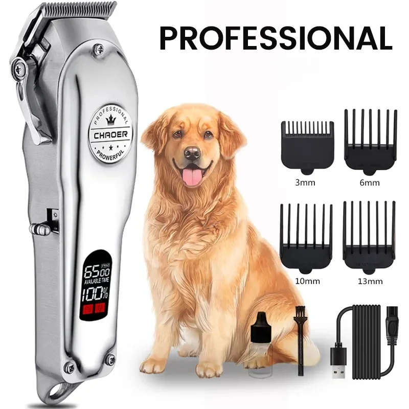Professional Dog Hair Clipper All Metal Rechargeable Pet Trimmer Cat Shaver Cutting Machine Puppy Grooming Haircut Low Noice
Professional Dog Hair Clipper All Metal Rechargeable Pet Trimmer Cat Shaver Cutting Machine Puppy Grooming Haircut Low Noice
