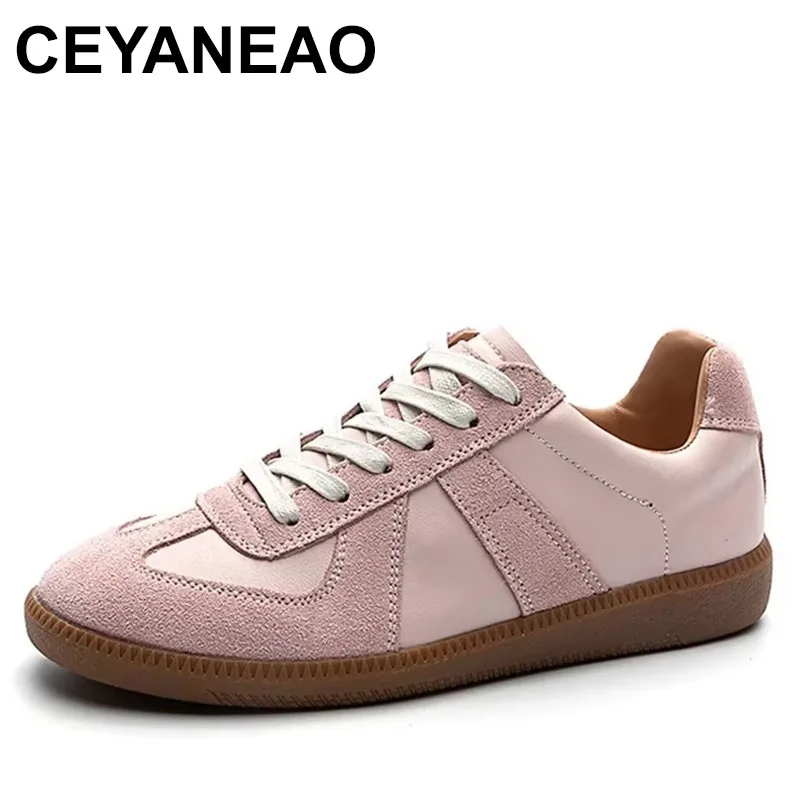 2025 Casual Sneakers Women Leather Lace-up Flat Shoes Round Toe Breathable Mixed Colors Fashion Spring Summer Ladies Shoes
2025 Casual Sneakers Women Leather Lace-up Flat Shoes Round Toe Breathable Mixed Colors Fashion Spring Summer Ladies Shoes