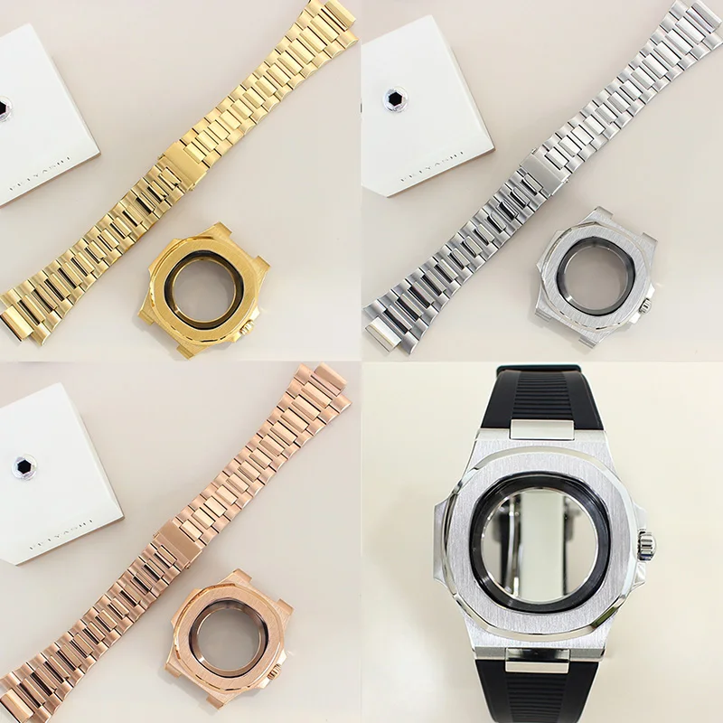 40mm Watch Case Rubber/Stainless Steel Strap With Sapphire Glass Waterproof For NH35 NH36 NH34 NH38 Movt 30.8mmDial Mod Nautilus
40mm Watch Case Rubber/Stainless Steel Strap With Sapphire Glass Waterproof For NH35 NH36 NH34 NH38 Movt 30.8mmDial Mod Nautilus