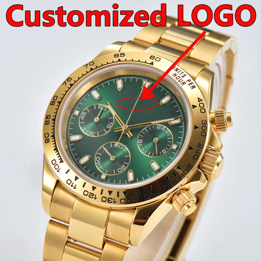 VK63 Watch Men's Luxurious Quartz Watch Stainless Steel Sapphire Glass Waterproof Case Panda Dial Timing Code Watch Custom Logo
VK63 Watch Men's Luxurious Quartz Watch Stainless Steel Sapphire Glass Waterproof Case Panda Dial Timing Code Watch Custom Logo