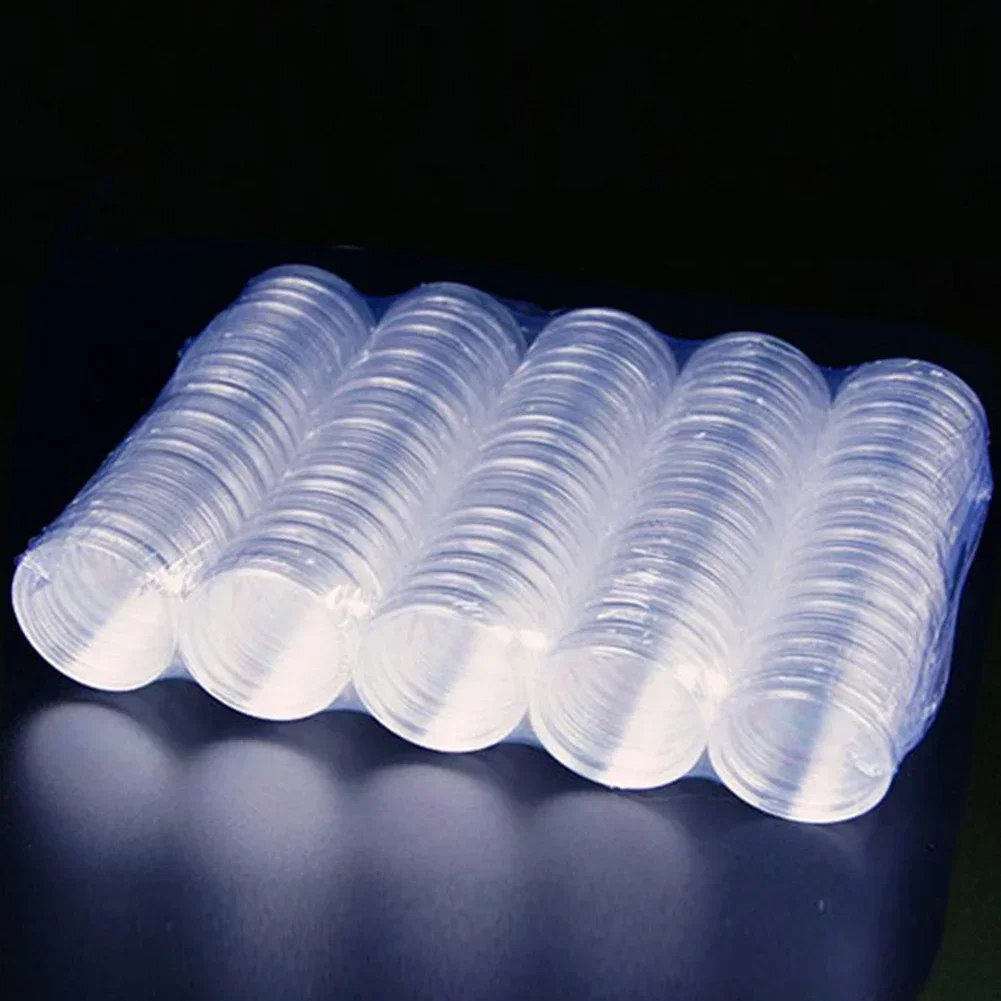 Coin Capsule Container Transparent Plastic Copper Silver Coin Holder Display Collecting Box Case Gadget Protector Desktop Decor
Coin Capsule Container Transparent Plastic Copper Silver Coin Holder Display Collecting Box Case Gadget Protector Desktop Decor