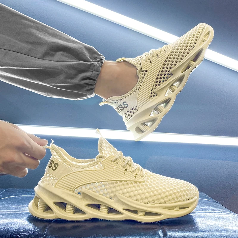 Men's Running Shoes 2026 New Style Trendy Lightweight Breathable Mesh Shoes Casual Sports Sneakers Low Top round Toe Rubber Sole
Men's Running Shoes 2026 New Style Trendy Lightweight Breathable Mesh Shoes Casual Sports Sneakers Low Top round Toe Rubber Sole