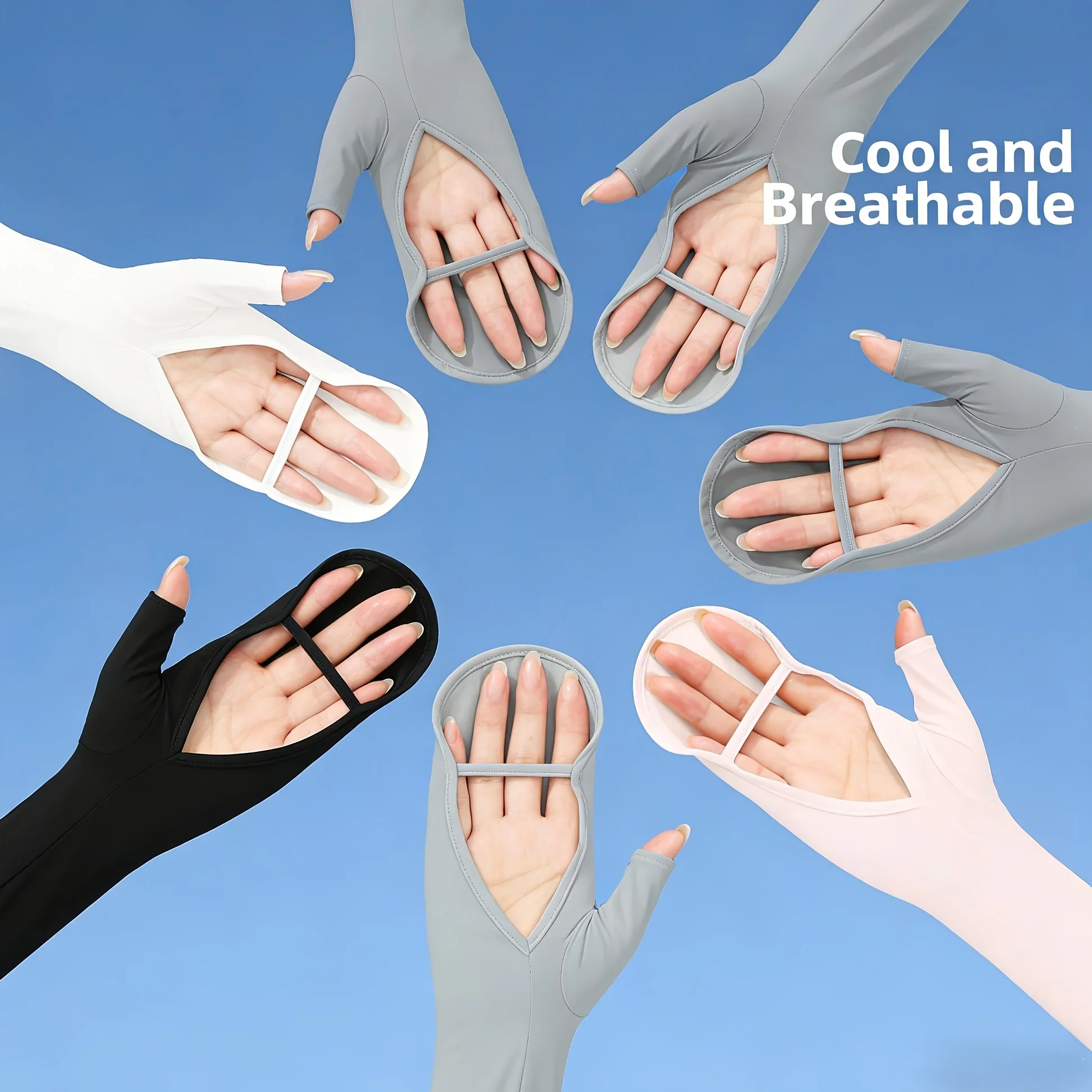 Women's Summer Thin Ice Sleeve Driving Cycling Vehicle Sun Protection Sleeve Cover Gloves Integrated Protective Sleeve
Women's Summer Thin Ice Sleeve Driving Cycling Vehicle Sun Protection Sleeve Cover Gloves Integrated Protective Sleeve
