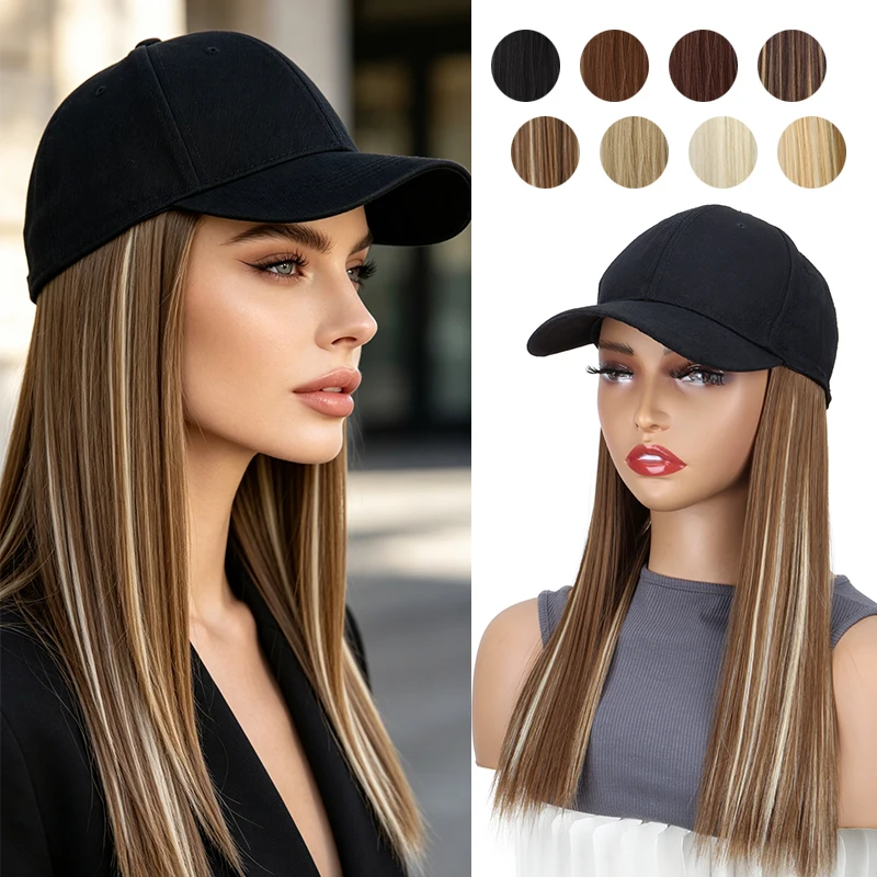 Synthetic 18Inch Long Straight Baseball Cap Wig Hat Wig Hair Extension Adjustable Hairpiece for Women Daily Use
Synthetic 18Inch Long Straight Baseball Cap Wig Hat Wig Hair Extension Adjustable Hairpiece for Women Daily Use