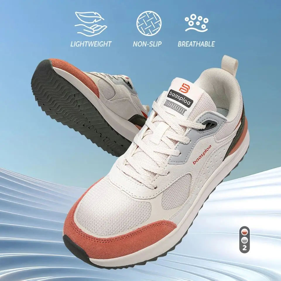 Baasploa/женские повседневные кроссовки, летние дышащие прогулочные туфли с сеткой, новая женская удобная спортивная обувь на шнуровке, нескользящая
Baasploa/женские повседневные кроссовки, летние дышащие прогулочные туфли с сеткой, новая женская удобная спортивная обувь на шнуровке, нескользящая