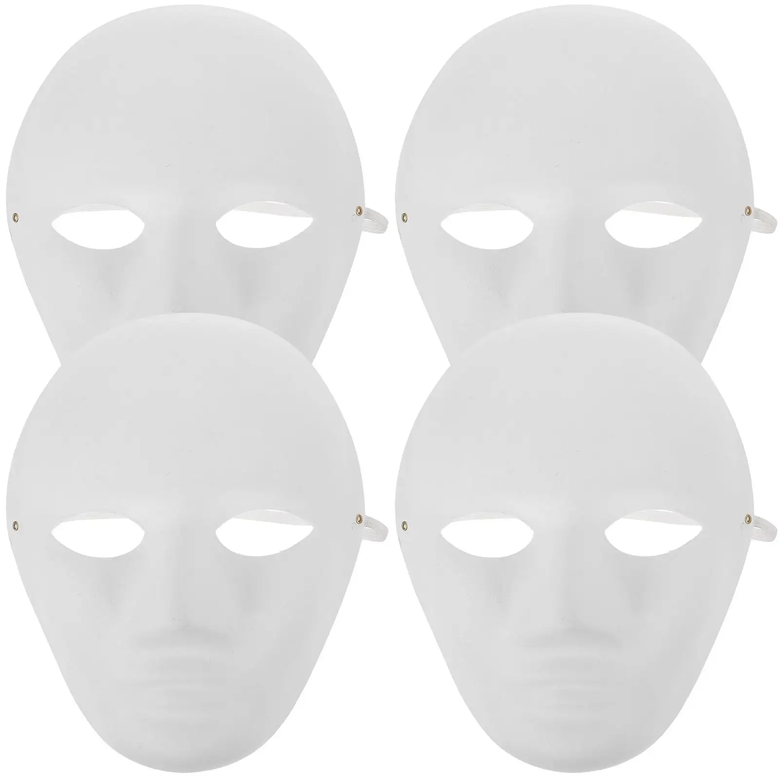4 Pcs DIY Hand Painted Masks Blank Pulp Carnival Halloween Party Decorations Masquerade Supplies Craft Design
4 Pcs DIY Hand Painted Masks Blank Pulp Carnival Halloween Party Decorations Masquerade Supplies Craft Design