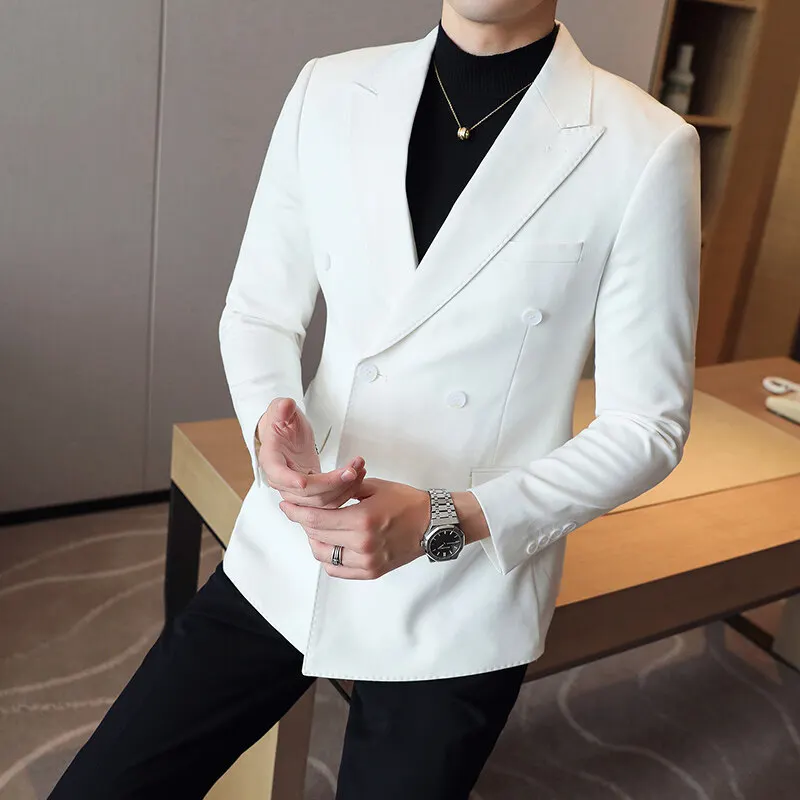 Men's High-Quality Fitted Business Suit S-5XL Versatile Trendy Casual Premium Jacket Single Western Style for Fashionable Males
Men's High-Quality Fitted Business Suit S-5XL Versatile Trendy Casual Premium Jacket Single Western Style for Fashionable Males