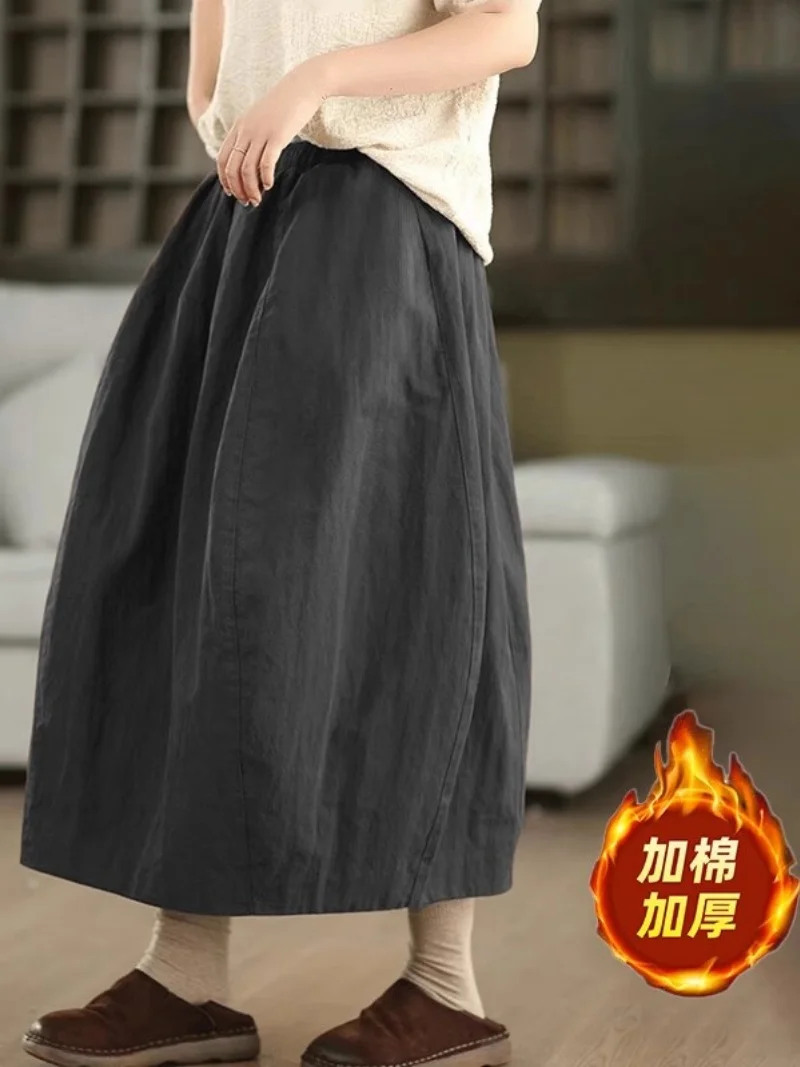 Зима 2025 года, хлопковая утолщенная юбка в стиле ретро, художественная юбка-бутон, темпераментная стеганая юбка средней длины с эластичной резинкой на талии w915
Зима 2025 года, хлопковая утолщенная юбка в стиле ретро, художественная юбка-бутон, темпераментная стеганая юбка средней длины с эластичной резинкой на талии w915