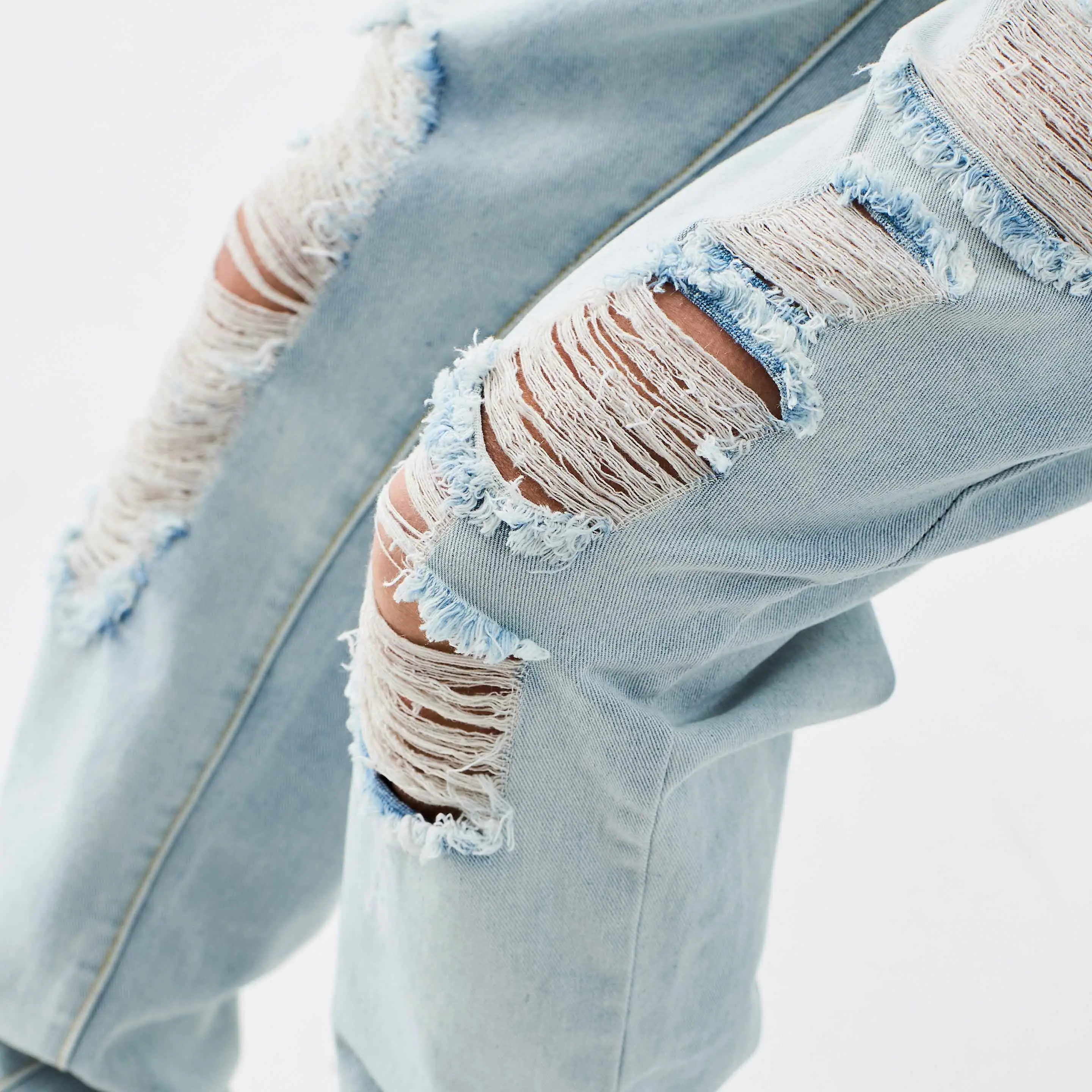 High Street Ripped Jeans Men's Loose Tide Brand Casual Hip Hop Trend Summer Straight Pants Trend Original American Style
High Street Ripped Jeans Men's Loose Tide Brand Casual Hip Hop Trend Summer Straight Pants Trend Original American Style