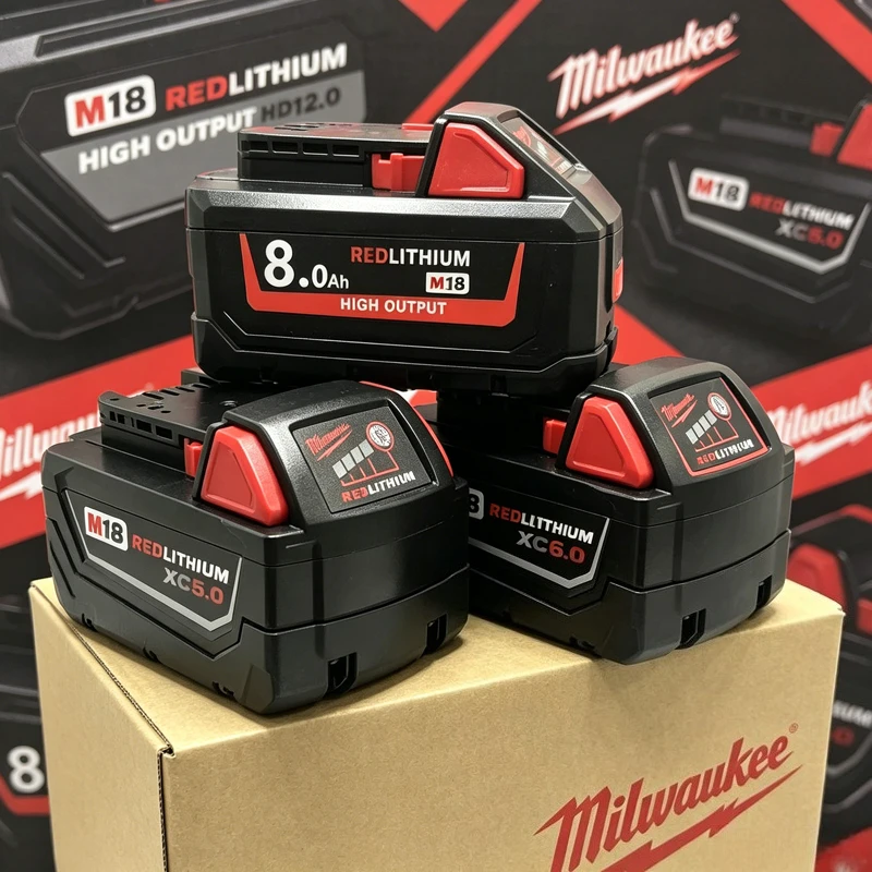 100% Milwaukee 18V 8000mAh Battery , Fit for M18 Cordless Tools 2615-20 2629-20 2641-20 2701-20 & 48-11-1840 48-11-1880 Battery
100% Milwaukee 18V 8000mAh Battery , Fit for M18 Cordless Tools 2615-20 2629-20 2641-20 2701-20 & 48-11-1840 48-11-1880 Battery