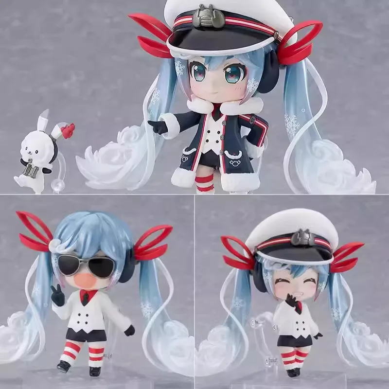 Nendoroid 1800 Snow Miku Q Version Articulated Doll With Swap Faces Boxed Anime Figure Collectible Desktop Decor Gift PVC Toys
Nendoroid 1800 Snow Miku Q Version Articulated Doll With Swap Faces Boxed Anime Figure Collectible Desktop Decor Gift PVC Toys