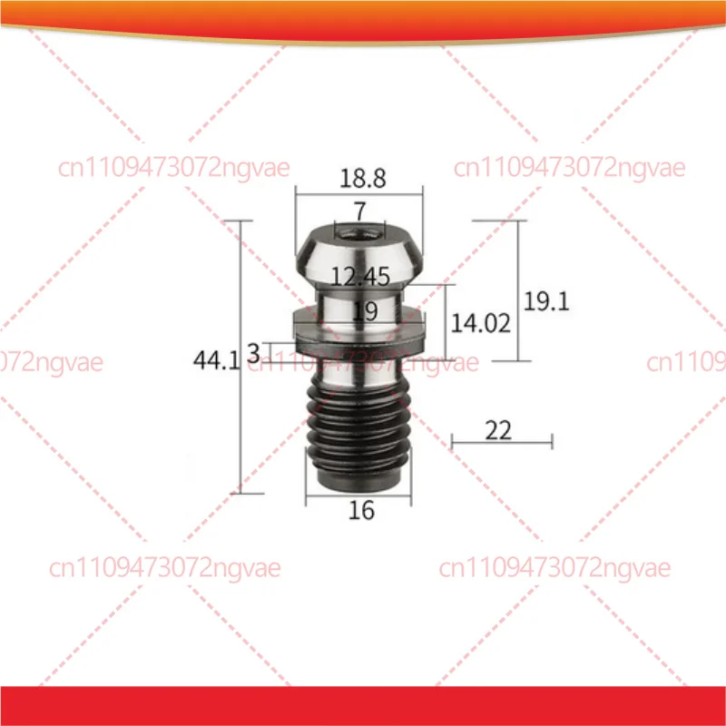 Power Tool Parts For CNC Pull Stud MAZAK-BT40/BT50, High Precision Hardened Through Coolant Hole Retention Knob Accessories
Power Tool Parts For CNC Pull Stud MAZAK-BT40/BT50, High Precision Hardened Through Coolant Hole Retention Knob Accessories