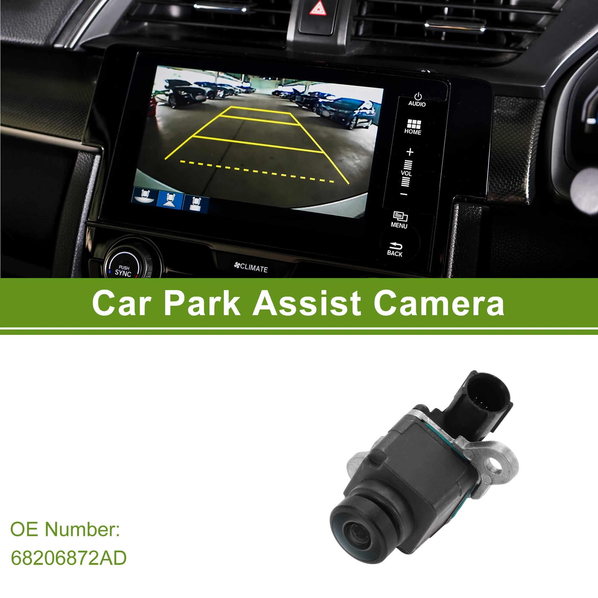 Автомобильная камера UXCELL, резервная камера заднего вида для Dodge Durango 14 15, No 68206872AG
Автомобильная камера UXCELL, резервная камера заднего вида для Dodge Durango 14 15, No 68206872AG