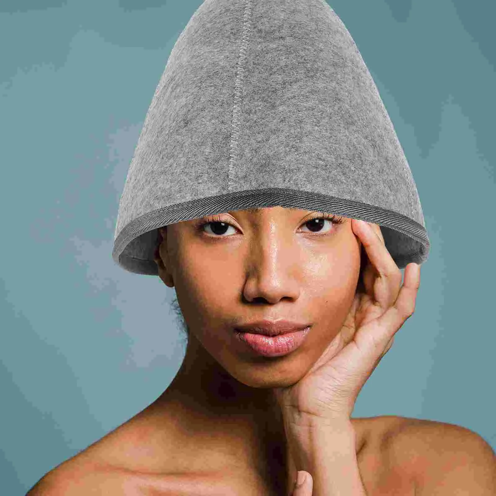 2 Pcs Thick Shower Cap Felt Sauna Hat for Women Disposable Bathing Cloth Hats Man
2 Pcs Thick Shower Cap Felt Sauna Hat for Women Disposable Bathing Cloth Hats Man