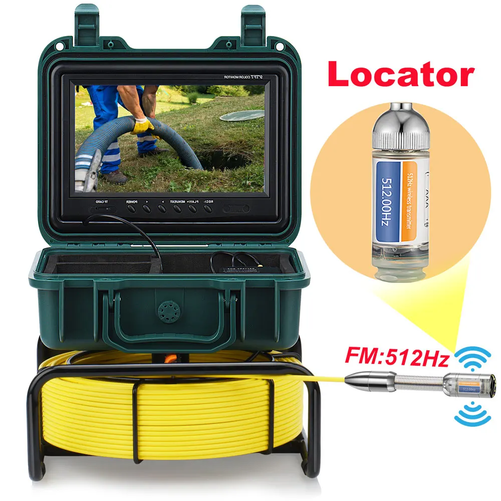Pipe Inspection Camera,Self-Leveling 512hz WiFi DVR Distanc Counter 4500mAh 9in SYANSPAN,Drain Industrial Endoscope
Pipe Inspection Camera,Self-Leveling 512hz WiFi DVR Distanc Counter 4500mAh 9in SYANSPAN,Drain Industrial Endoscope