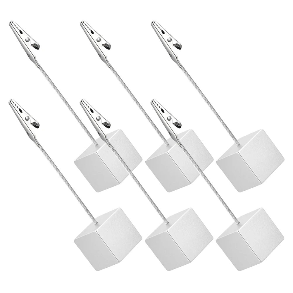 6pcs Square Note Clips Paper Holder Metal Table Card Stand Memo Resin Compact Design Versatile Photo Display
6pcs Square Note Clips Paper Holder Metal Table Card Stand Memo Resin Compact Design Versatile Photo Display