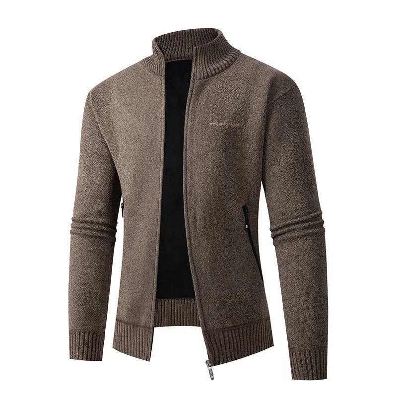 Autumn and Winter Chenille Autumn and Winter Knitted Sweater Stand-up Neck Cardigan Men's Casual Fashion Sweater
Autumn and Winter Chenille Autumn and Winter Knitted Sweater Stand-up Neck Cardigan Men's Casual Fashion Sweater