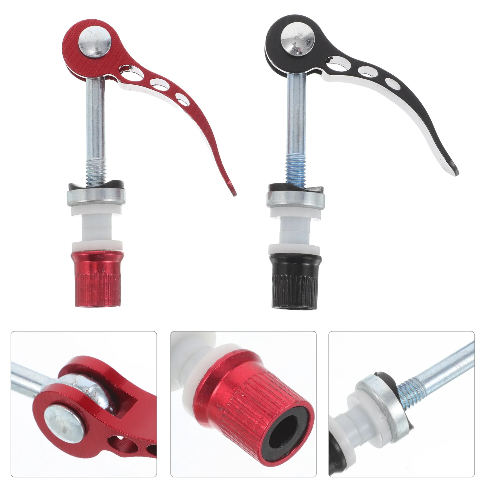 4Pcs Adjustable Quick Release Bicycle Seatpost Clamp Secure Lightweight Lock Bike Saddle Pin for Mountain Bikes
4Pcs Adjustable Quick Release Bicycle Seatpost Clamp Secure Lightweight Lock Bike Saddle Pin for Mountain Bikes