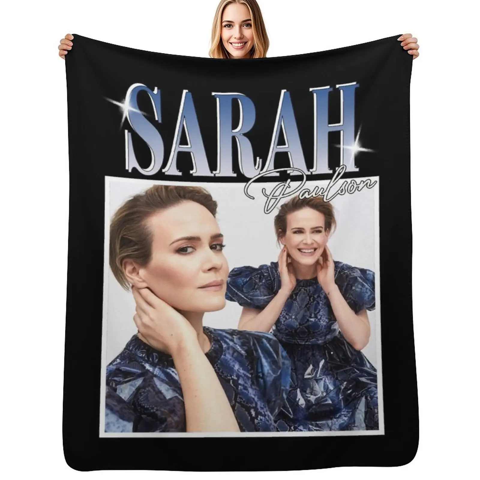 Gift For Men Sarah Paulson Funny Graphic Gift Throw Blanket Warm Flannel Blanket for Couch Chair Bedroom
Gift For Men Sarah Paulson Funny Graphic Gift Throw Blanket Warm Flannel Blanket for Couch Chair Bedroom