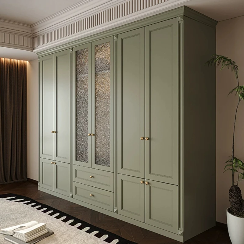 American Retro Style Wardrobe European Green Luxury Bedroom Wardrobe Storage Drawer Meuble De Rangement House Accessories
American Retro Style Wardrobe European Green Luxury Bedroom Wardrobe Storage Drawer Meuble De Rangement House Accessories