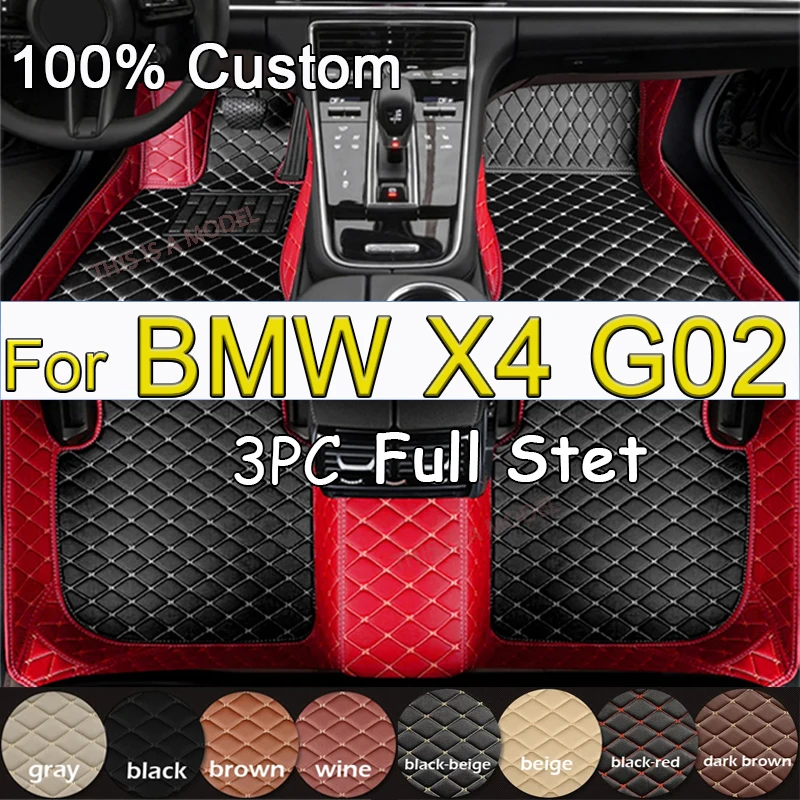 Автомобильные коврики для BMW X4 G02 MK2 2019 ~ 2022, ковер, Чехлы, кожаный роскошный коврик, коврик с защитой от грязи, ковер, Аксессуары для автомобилей, интерьерные части
Автомобильные коврики для BMW X4 G02 MK2 2019 ~ 2022, ковер, Чехлы, кожаный роскошный коврик, коврик с защитой от грязи, ковер, Аксессуары для автомобилей, интерьерные части