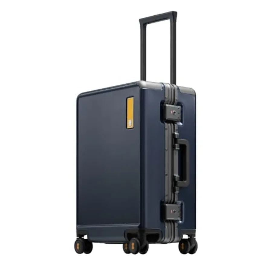 20 Inch Blue Aluminum Frame Spinner Luggage with Zipperless Design and TSA Locks Airline Approved Hard Case Suitcase for Travel
20 Inch Blue Aluminum Frame Spinner Luggage with Zipperless Design and TSA Locks Airline Approved Hard Case Suitcase for Travel