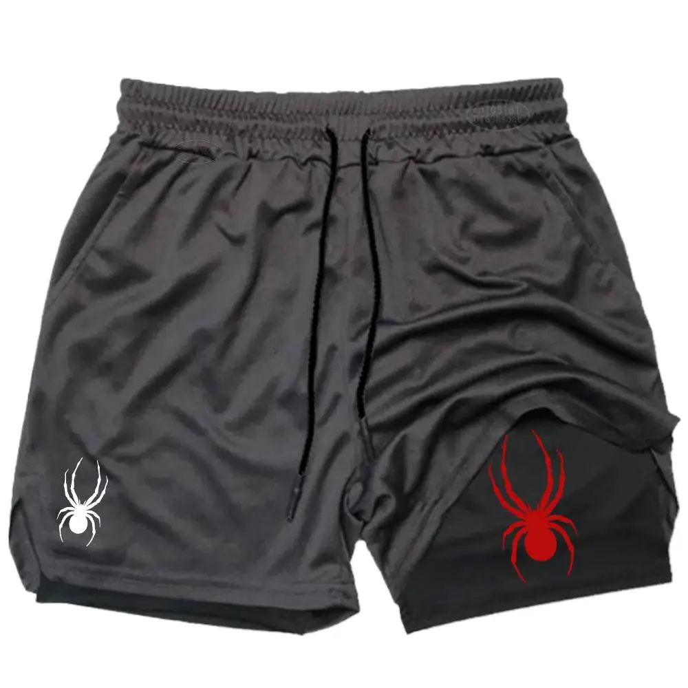 New Summer Spider Men's Sports Shorts 2 in 1 Gym Running Jogging Casual Sportswear Fitness Double Layer
New Summer Spider Men's Sports Shorts 2 in 1 Gym Running Jogging Casual Sportswear Fitness Double Layer