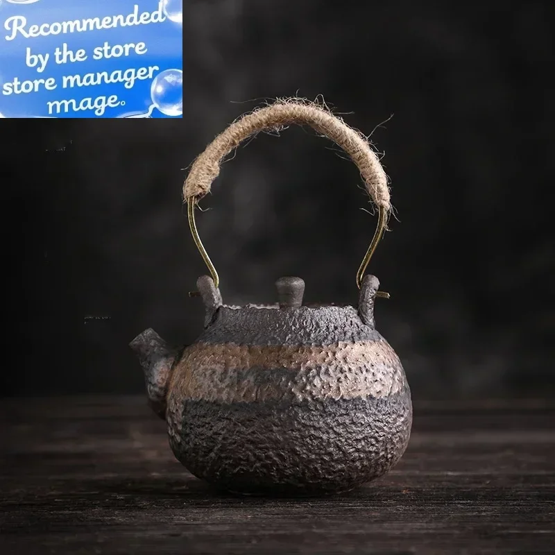 Чайник с ручкой и маленьким номером, винтажный позолоченный железный глазурь, грубая керамика, чайник ручной работы, керамический чайный сервиз кунг-фу, одинарный чайник 
Чайник с ручкой и маленьким номером, винтажный позолоченный железный глазурь, грубая керамика, чайник ручной работы, керамический чайный сервиз кунг-фу, одинарный чайник