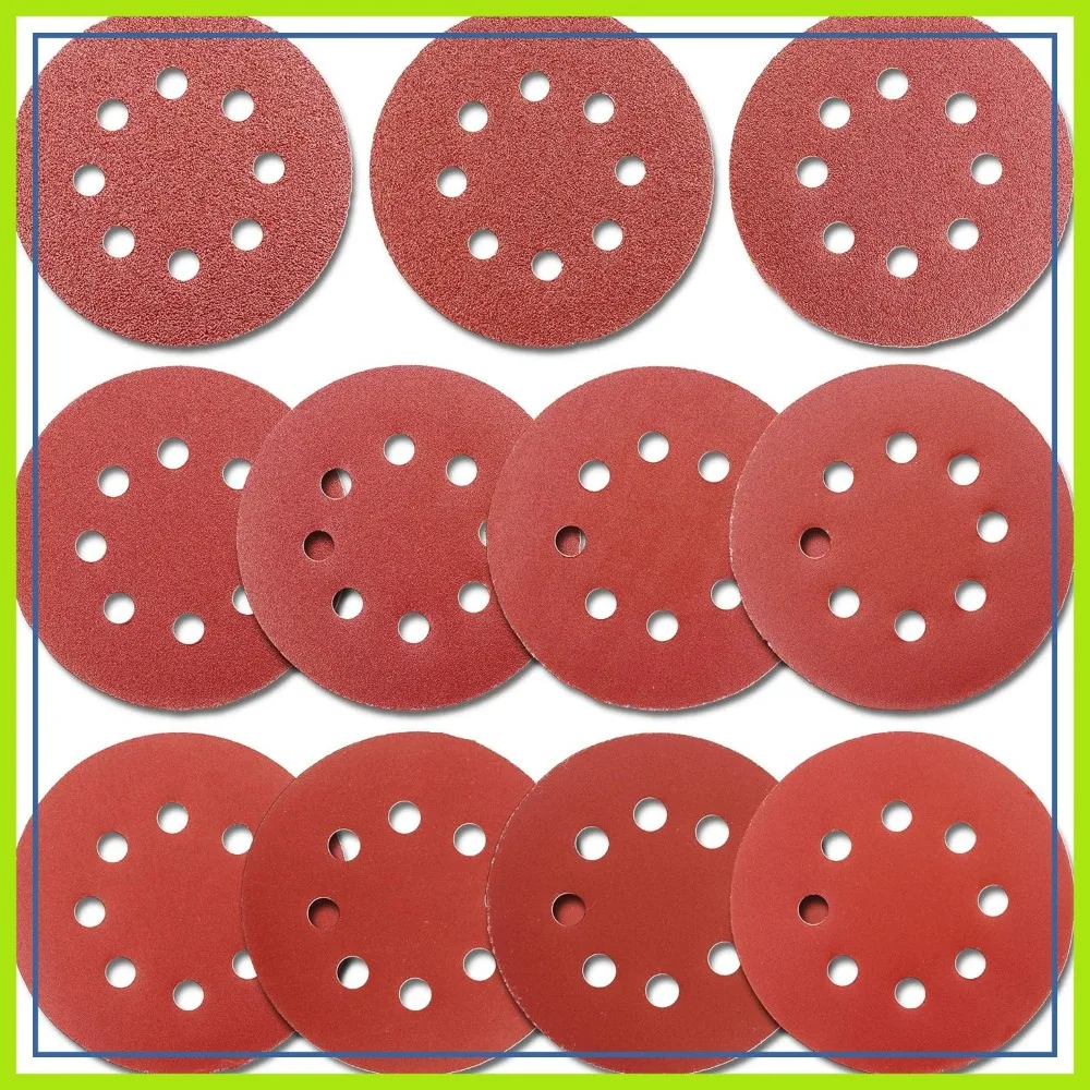 5-Inch Hook and Loop Sanding Discs for Random Orbital Sander, Assorted 40-1000 Grit, 110 Pack
5-Inch Hook and Loop Sanding Discs for Random Orbital Sander, Assorted 40-1000 Grit, 110 Pack
