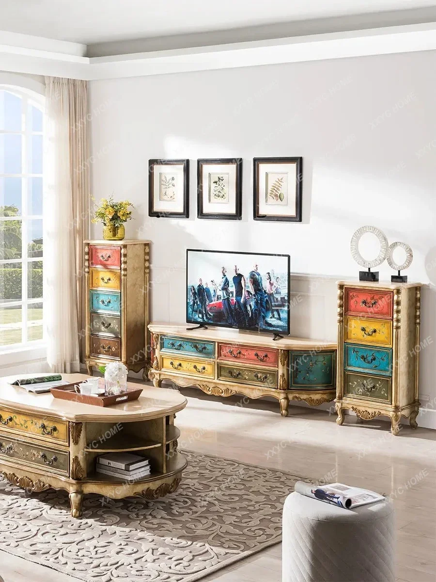 Lsolid wood TV cabinet painted floor cabinet TV cabinet living room floor bedroom furniture
Lsolid wood TV cabinet painted floor cabinet TV cabinet living room floor bedroom furniture
