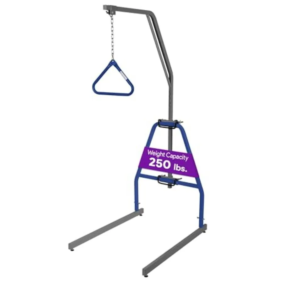 Medical Trapeze Bar for Bed Mobility - Trapeze Bar Set with 250 lb. Weight Capacity - Bed Pull Up Assist for Elderly and Bedrid
Medical Trapeze Bar for Bed Mobility - Trapeze Bar Set with 250 lb. Weight Capacity - Bed Pull Up Assist for Elderly and Bedrid