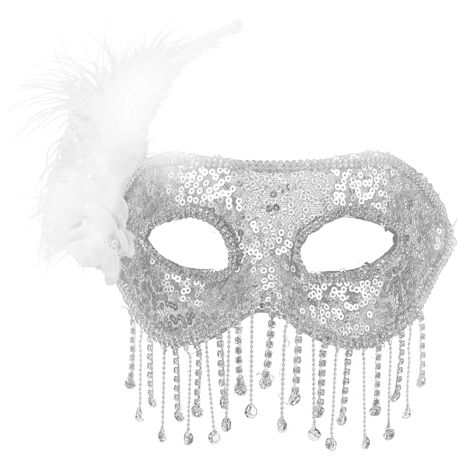 Elegant Rhinestone Masquerade Half Face Costume For Women Vintage Party Carnival Mardi Gras Festival Decoration Glitter
Elegant Rhinestone Masquerade Half Face Costume For Women Vintage Party Carnival Mardi Gras Festival Decoration Glitter