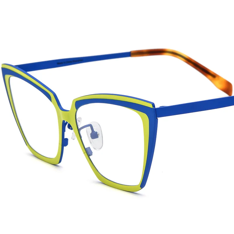 Cateye Multicolor Fashion Men and Ladies Titanium Eyeglasses Frame High Quality Optical Designer Handmade Glasses with Packaging
Cateye Multicolor Fashion Men and Ladies Titanium Eyeglasses Frame High Quality Optical Designer Handmade Glasses with Packaging