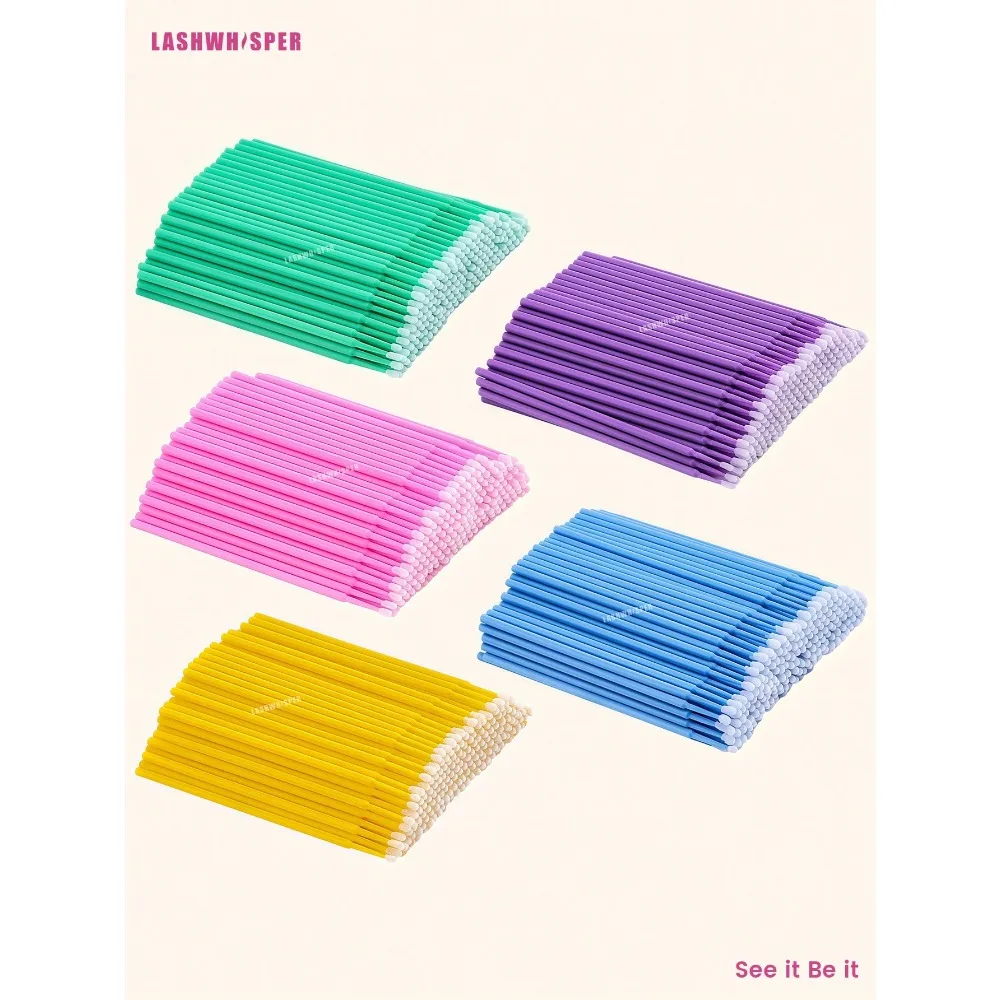 Eyelash Extension Micro Applicator Tool, Designed For Precise Glue Removal, Comes With Micro Brush And Disposable Micro Applicator Sticks
Eyelash Extension Micro Applicator Tool, Designed For Precise Glue Removal, Comes With Micro Brush And Disposable Micro Applicator Sticks
