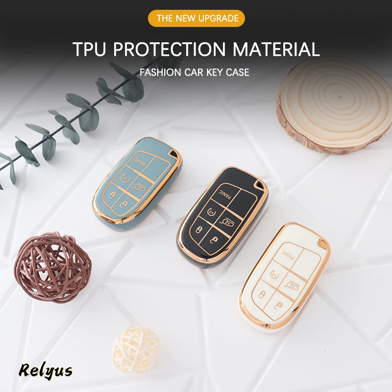 Fashion Soft TPU Car Key Cover Case Shell For Jeep Renegade Grand Cherokee For Dodge Ram Charger 1500 Challenger Chrysler 300C
Fashion Soft TPU Car Key Cover Case Shell For Jeep Renegade Grand Cherokee For Dodge Ram Charger 1500 Challenger Chrysler 300C