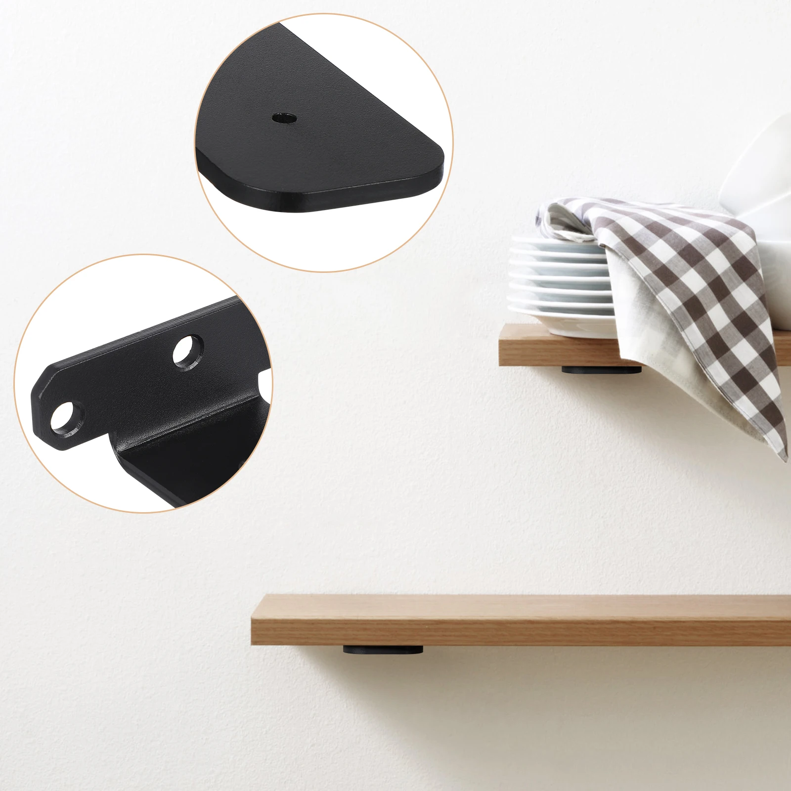 4 pcs Black Inch Sturdy Shelf Floating Shelf Bracket Brackets for Shelves Heavy Duty Bathroom Kitchen
4 pcs Black Inch Sturdy Shelf Floating Shelf Bracket Brackets for Shelves Heavy Duty Bathroom Kitchen