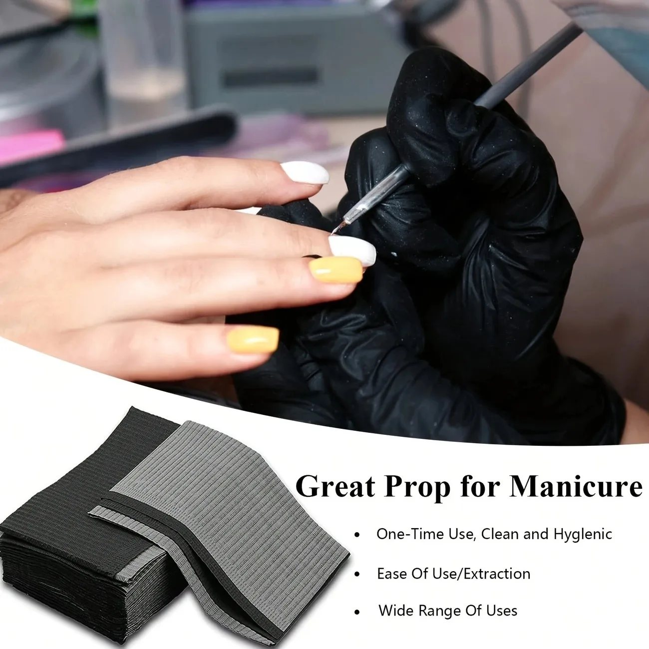 50pcs Disposable Nail Art Table Towels 33.02cm X 45.72cm - 3 Ply Waterproof Dental Bibs for Or Tray Cover And Nail Table Cover
50pcs Disposable Nail Art Table Towels 33.02cm X 45.72cm - 3 Ply Waterproof Dental Bibs for Or Tray Cover And Nail Table Cover