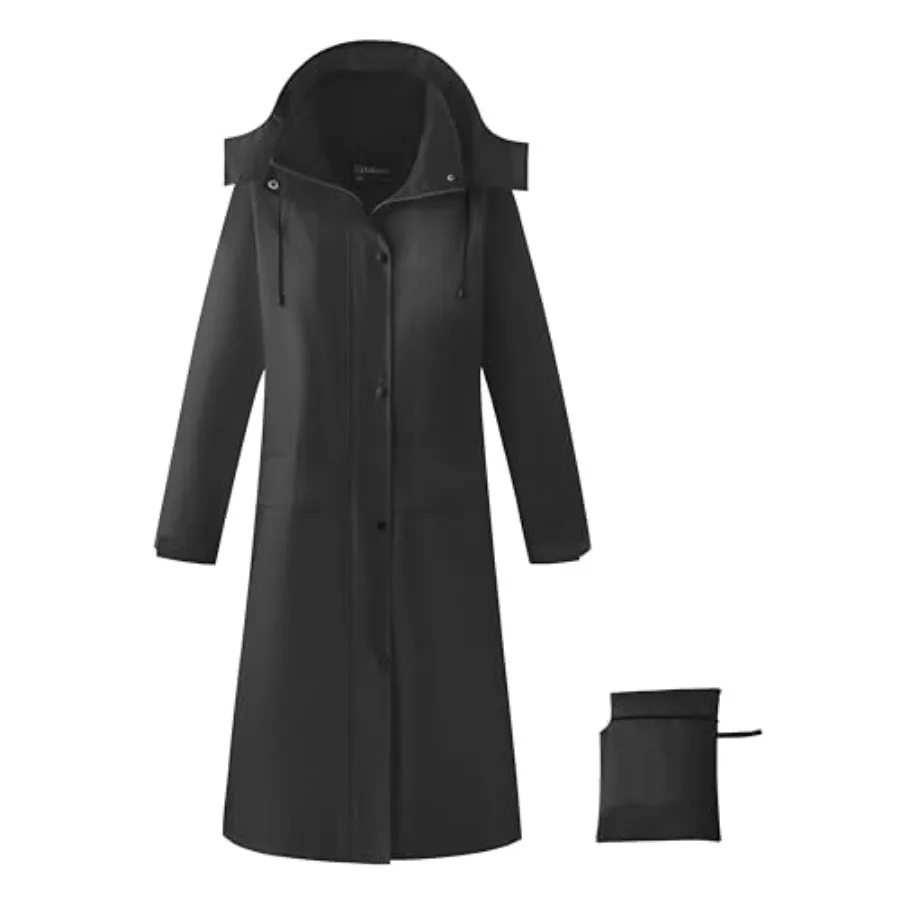Ubon Women's Rain Coat Waterproof with Hood Long Raincoat Packable Rain Jacket Casual Windbreaker
Ubon Women's Rain Coat Waterproof with Hood Long Raincoat Packable Rain Jacket Casual Windbreaker