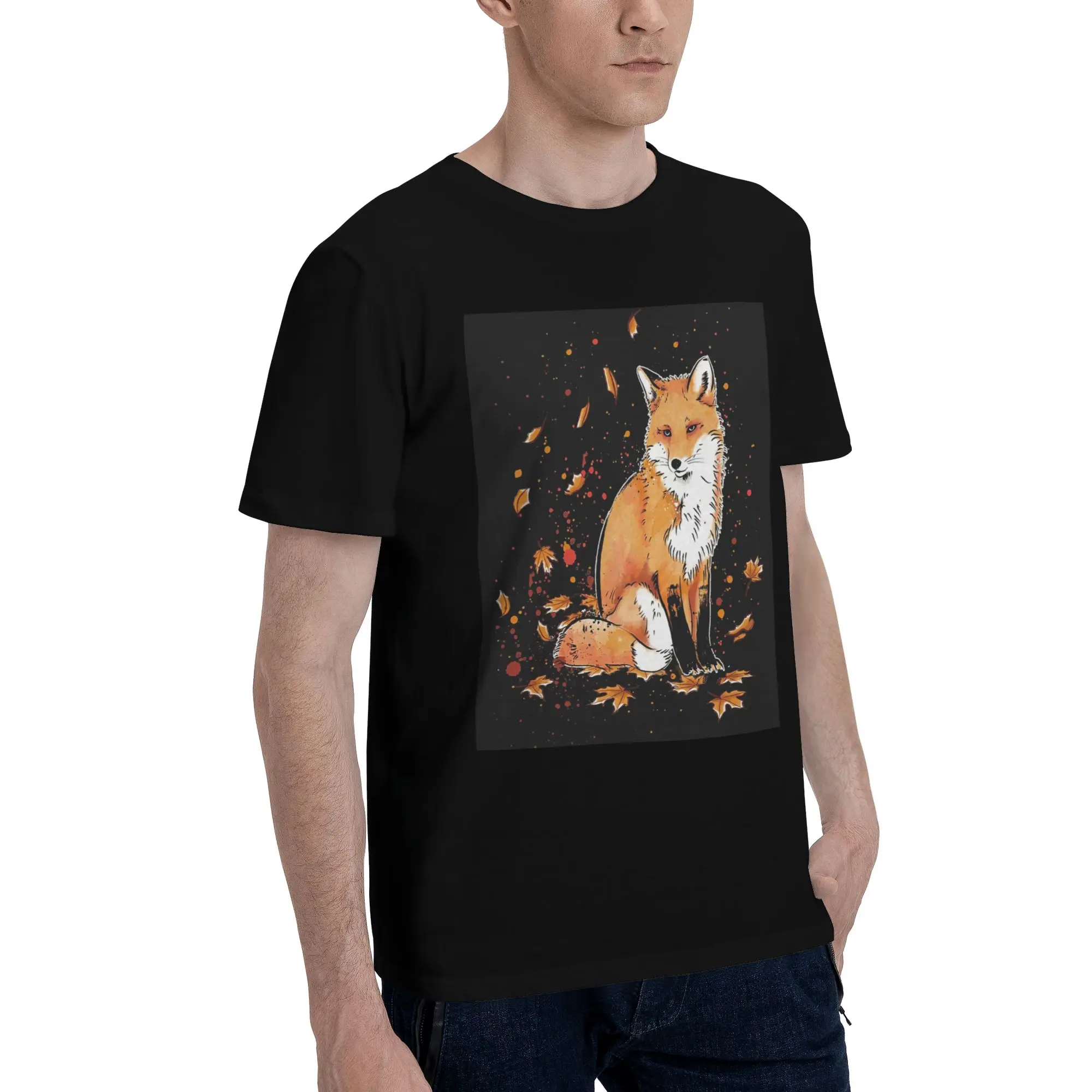 Fox in the snow Classic Men T-Shirt Plus Size T Shirts Men's O-Neck Cotton Tees Short Summer Male
Fox in the snow Classic Men T-Shirt Plus Size T Shirts Men's O-Neck Cotton Tees Short Summer Male