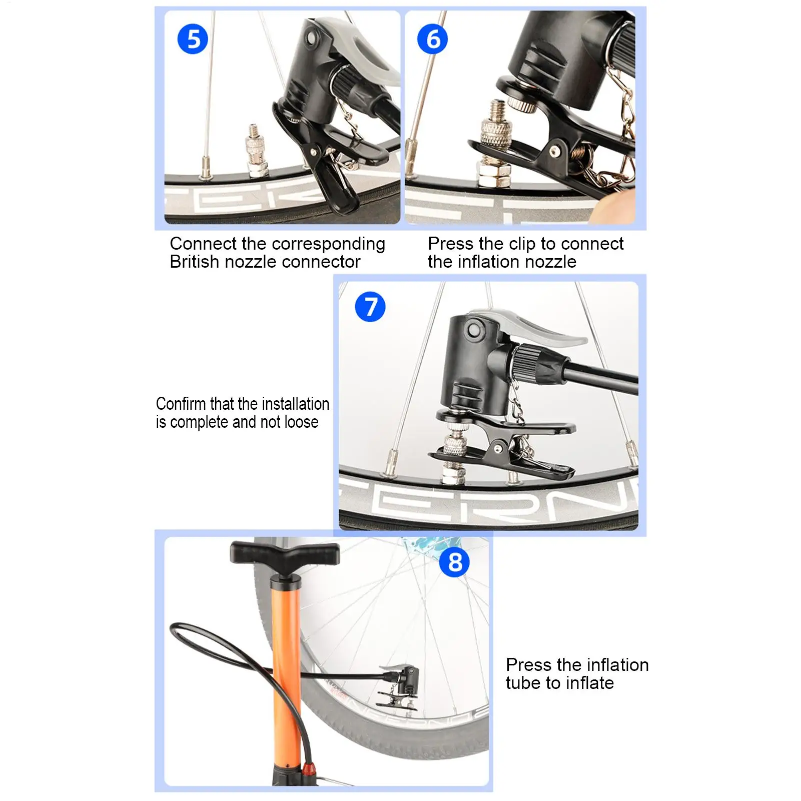 Tire Inflator Nozzle Bike Pump Nozzle Multi-use Connector portable for Pump Head Adapter Converter Bike Adapter essential
Tire Inflator Nozzle Bike Pump Nozzle Multi-use Connector portable for Pump Head Adapter Converter Bike Adapter essential