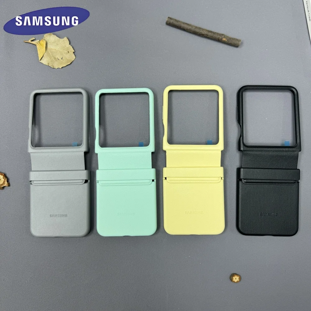 Samsung Galaxy Z Flip6 Official Genuine Leather Grain Case with Box Luxury Business Hinge Flip Full Logo Protective Bumper Cover
Samsung Galaxy Z Flip6 Official Genuine Leather Grain Case with Box Luxury Business Hinge Flip Full Logo Protective Bumper Cover